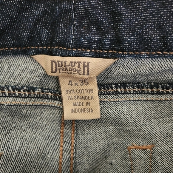 Duluth Trading Jeans Womens Duluthflex Work Relaxed Straight Leg, sz 4 - Picture 4 of 6